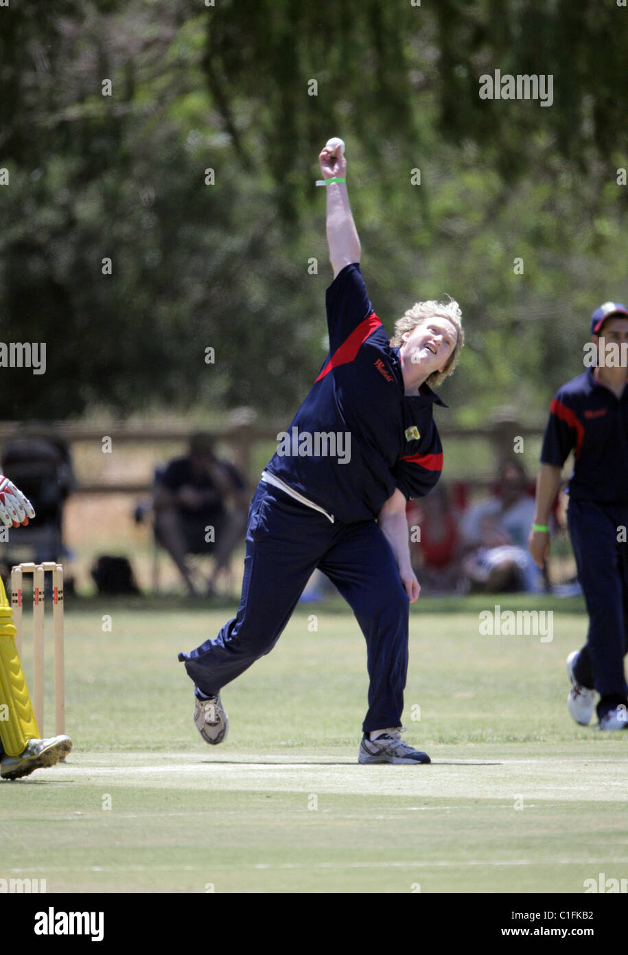 England Cricket Team Hollywood Ashes cricket match between Australia