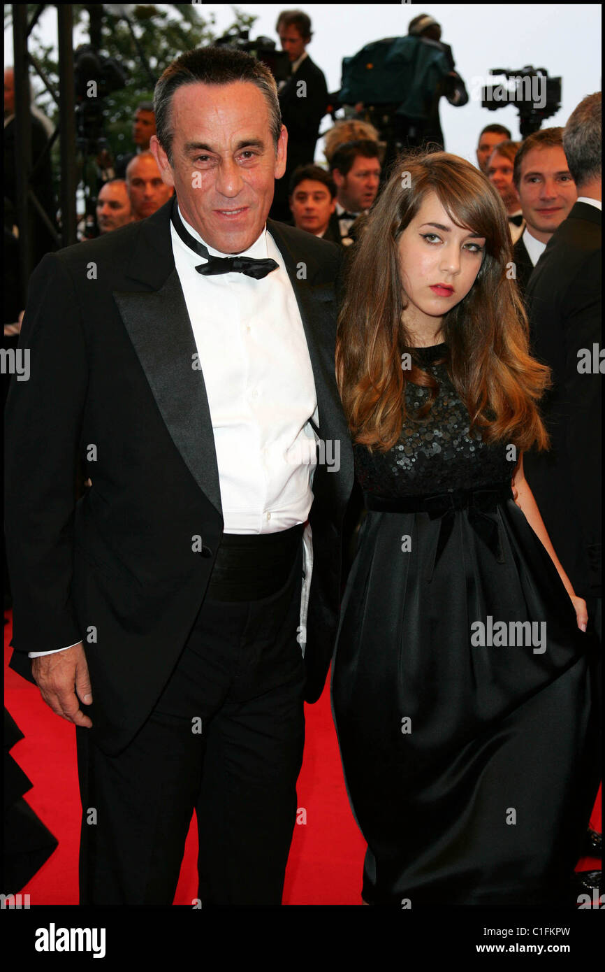 Thierry Ardisson and his daughter Ninon The 2009 Cannes Film Festival