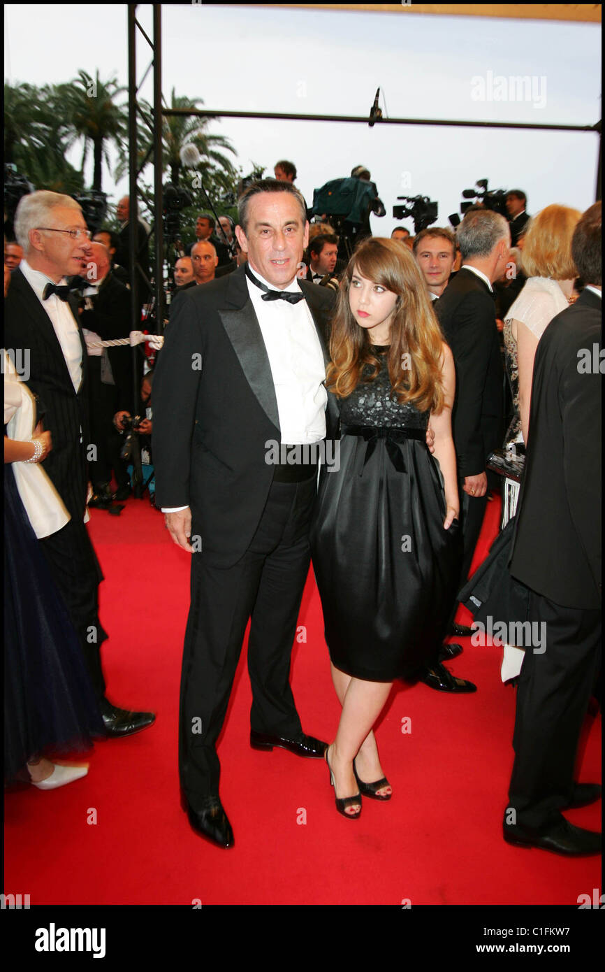 Thierry Ardisson and his daughter Ninon The 2009 Cannes Film Festival