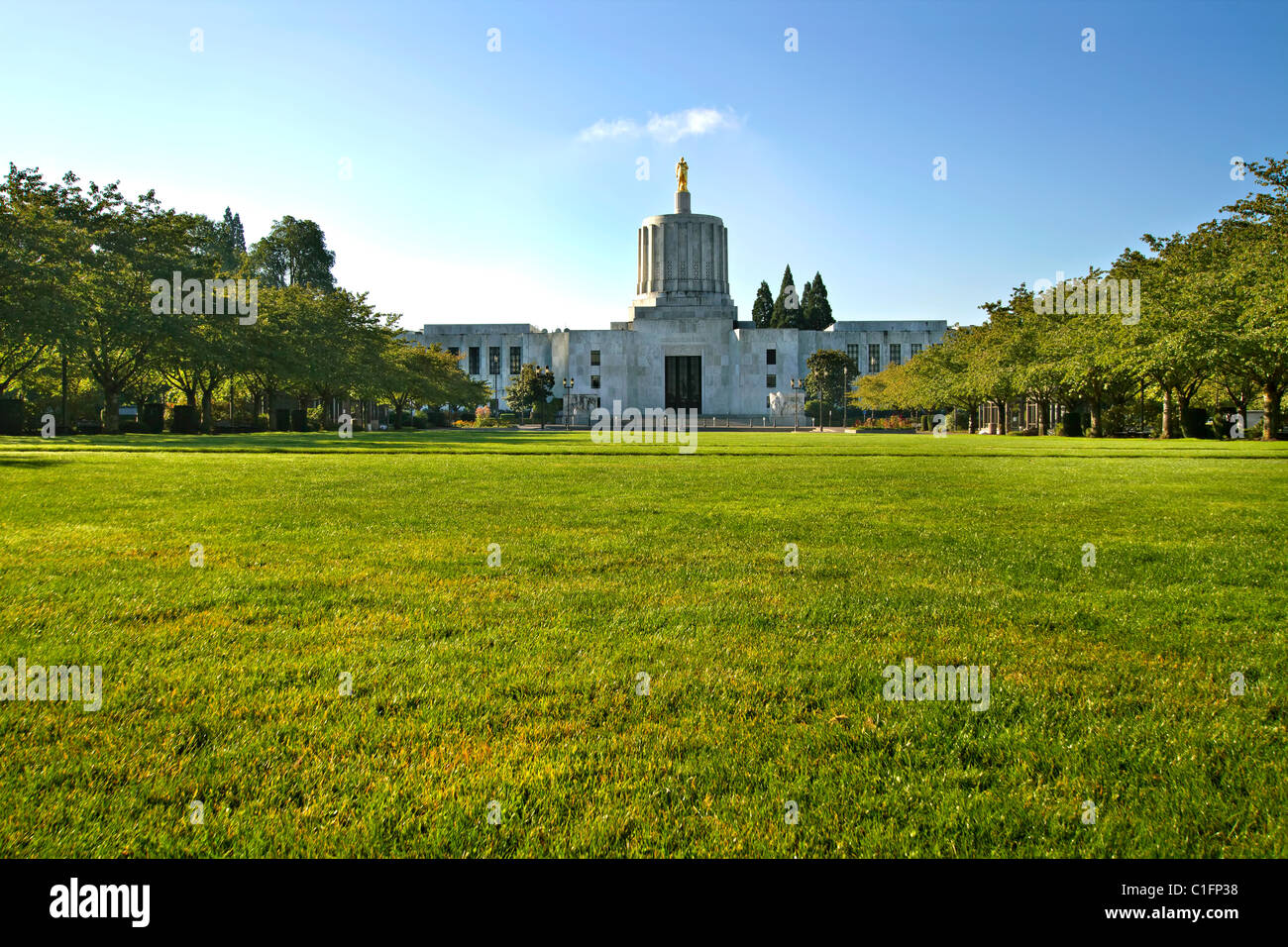 State of Oregon Capitol Building in Salem 2 Stock Photo