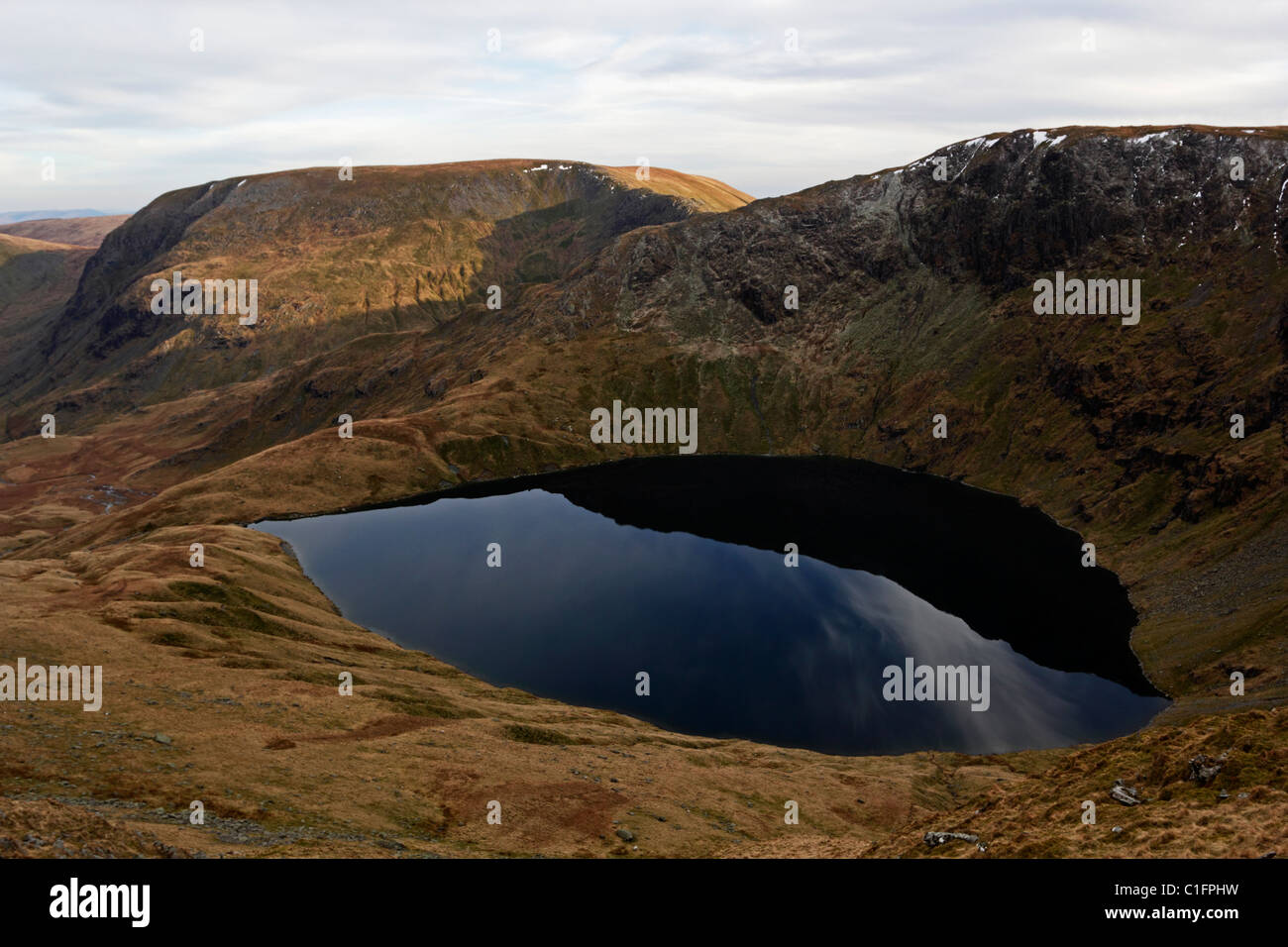 Blea Water on High street in the Lake District National Park, Cumbria, England. Stock Photo