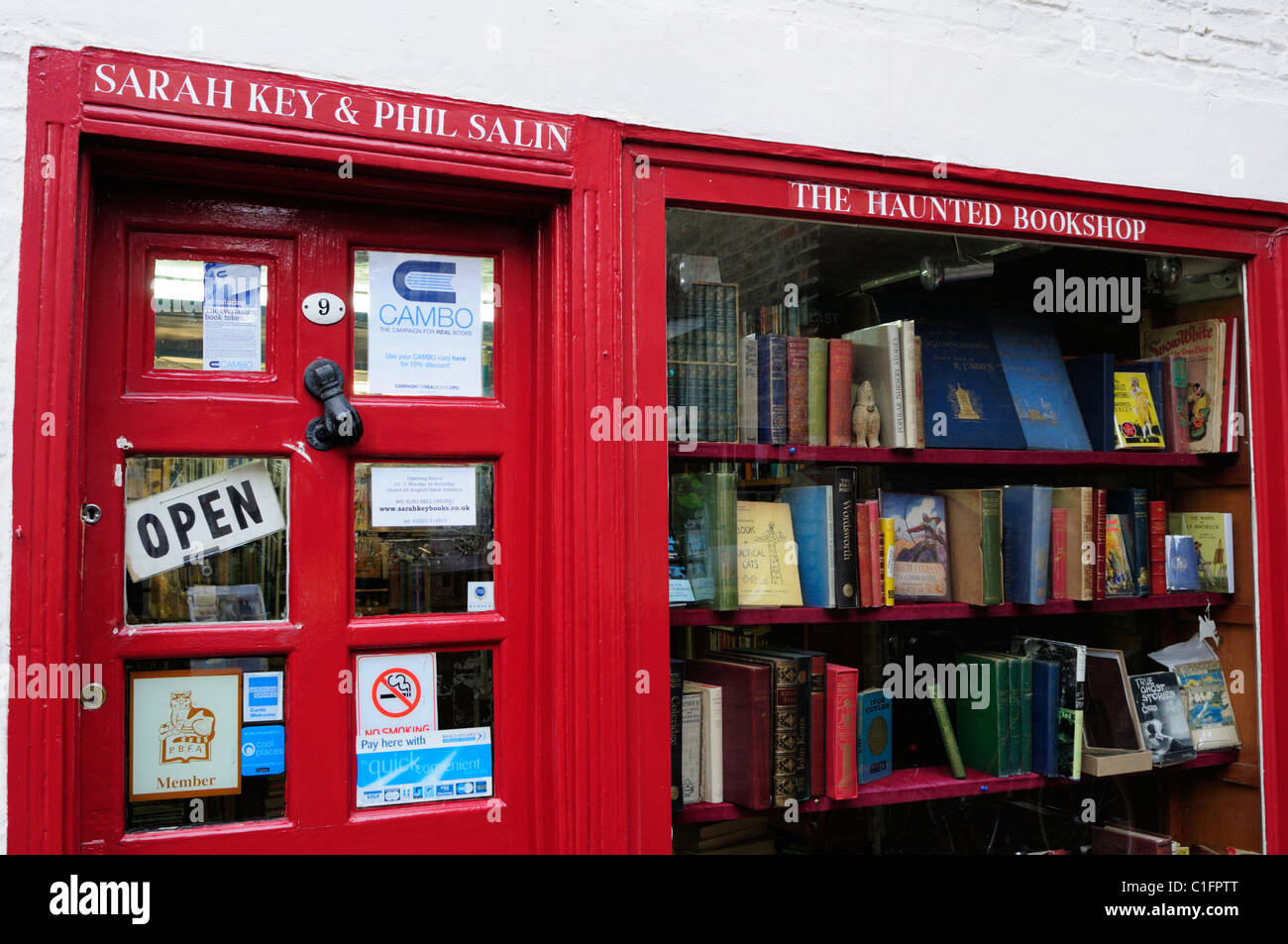 The Haunted St Edward's Passage, Cambridge, England, UK Stock
