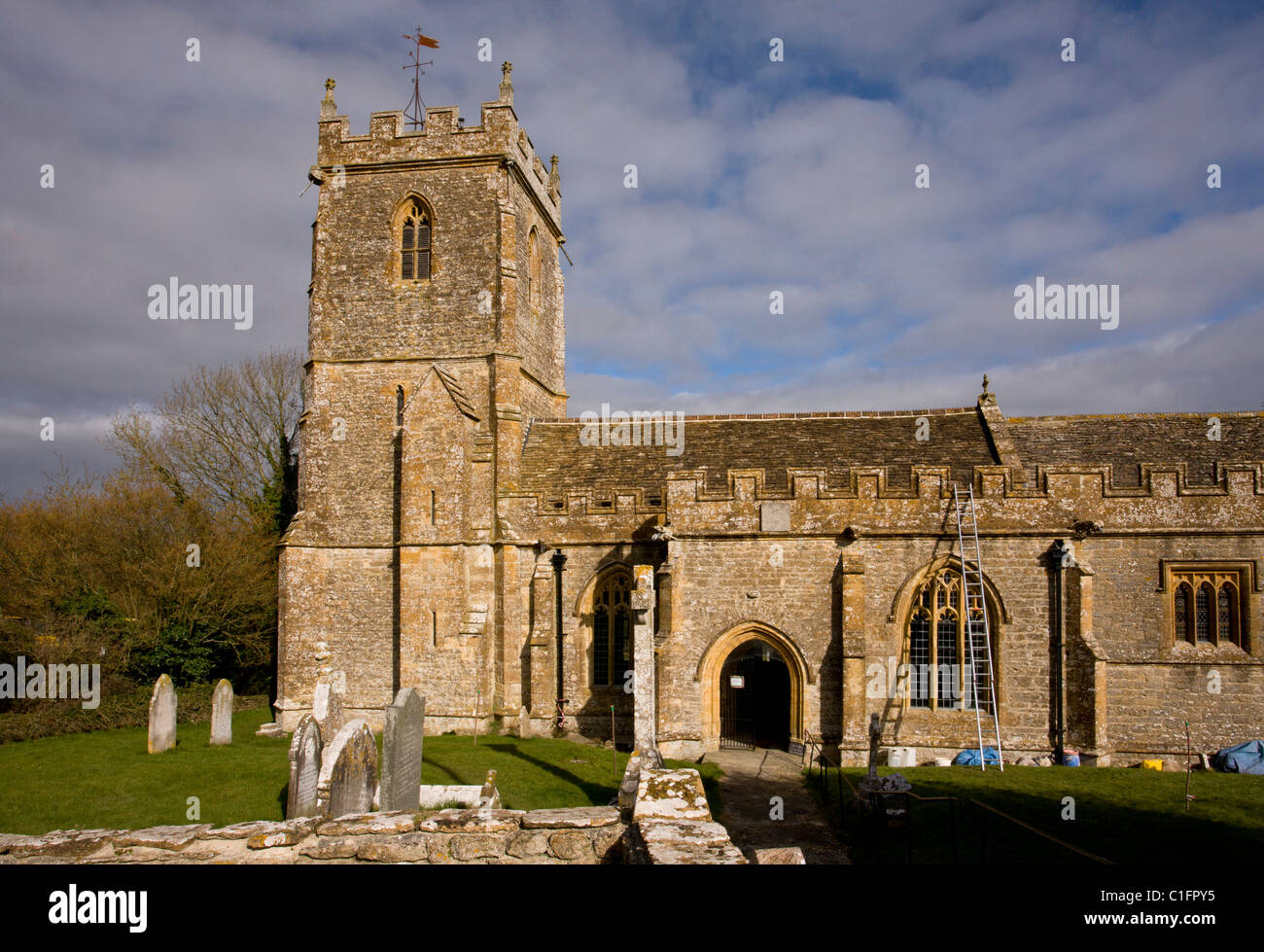 Old church at Holwell, North Dorset Stock Photo Alamy