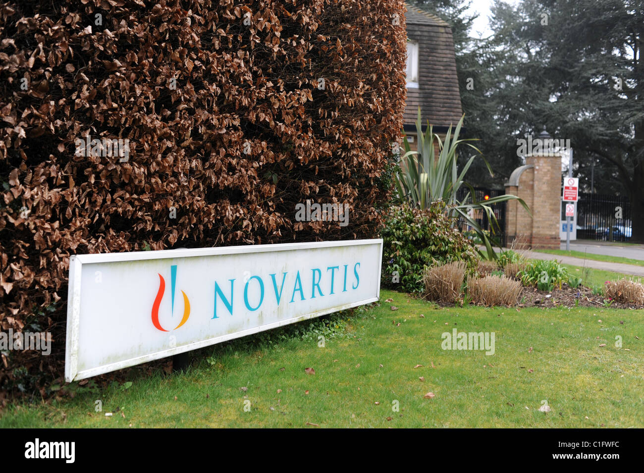 The Novartis Pharmaceutical Company based at Horsham in West Sussex Uk Stock Photo
