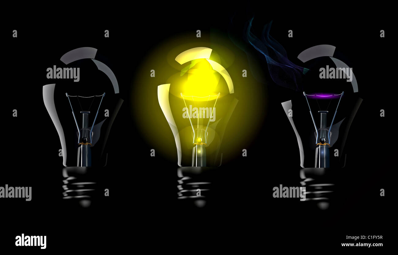 Blown light bulb hires stock photography and images Alamy