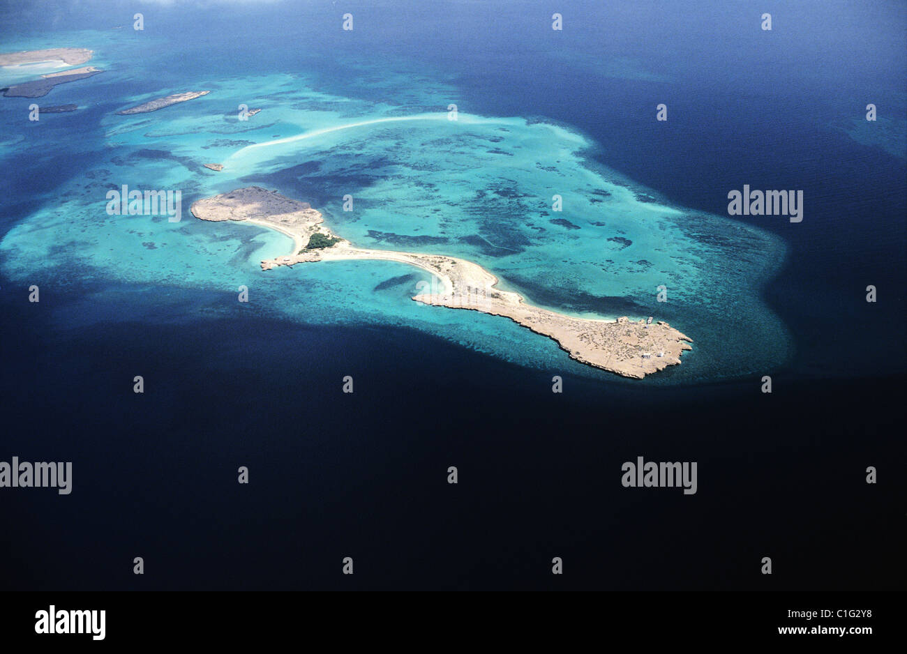 Republic of Djibouti, Mascali Island (aerial view Stock Photo Alamy