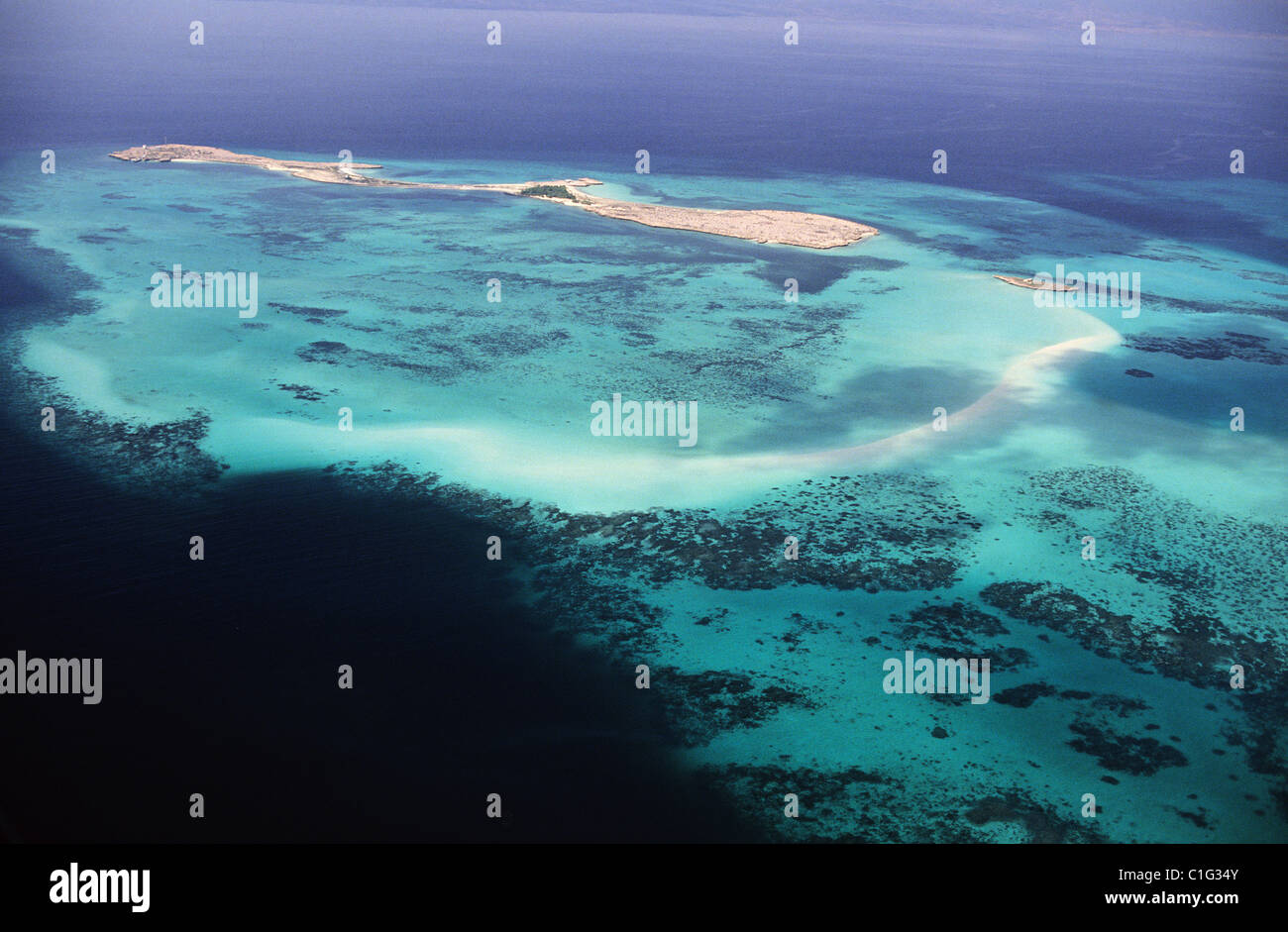 Republic of Djibouti, Mascali Island (aerial view Stock Photo Alamy