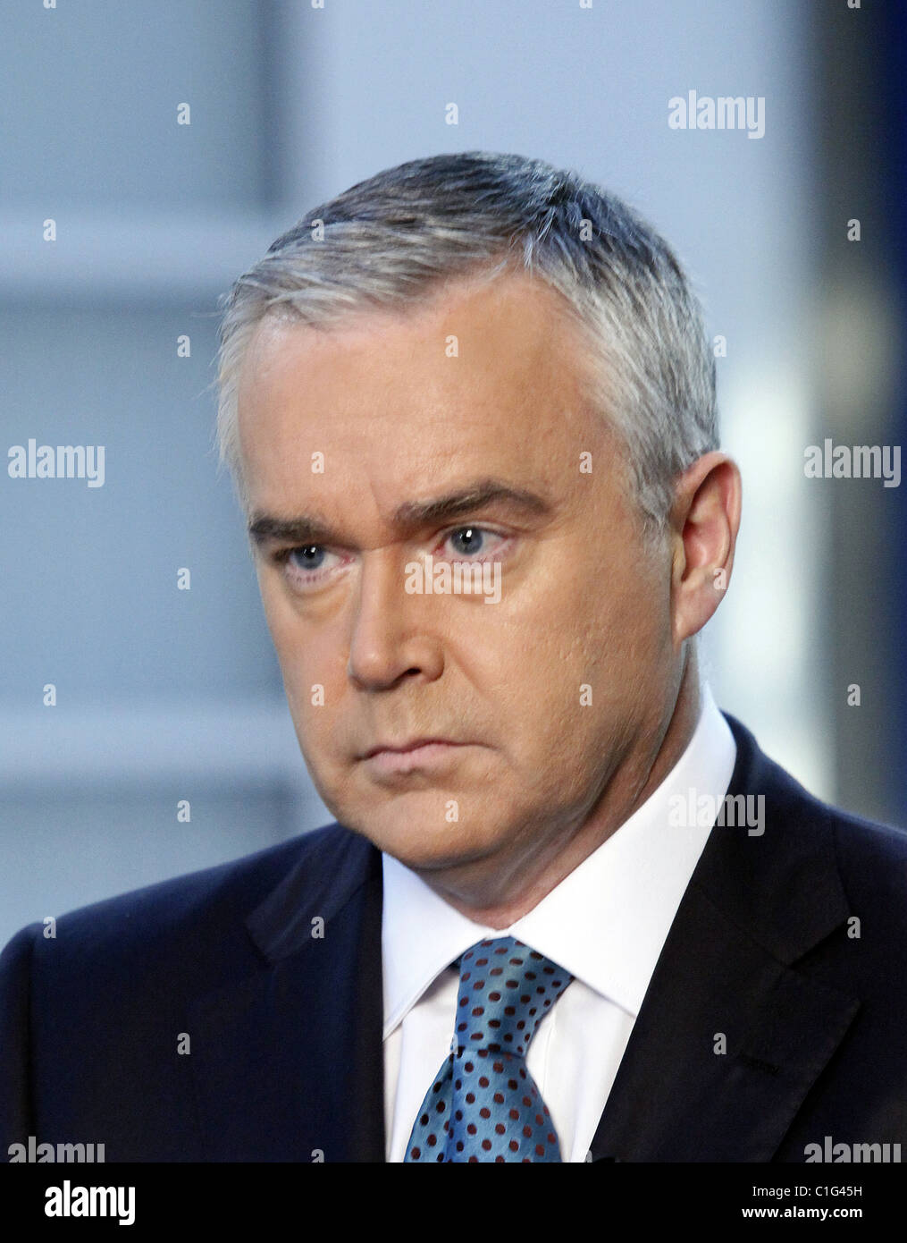 HUW EDWARDS BBC NEWS PRESENTER 04 October 2010 THE ICC BIRMINGHAM ENGLAND Stock Photo