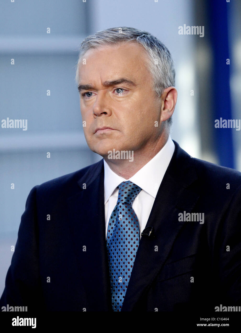 HUW EDWARDS BBC NEWS PRESENTER 04 October 2010 THE ICC BIRMINGHAM ENGLAND Stock Photo
