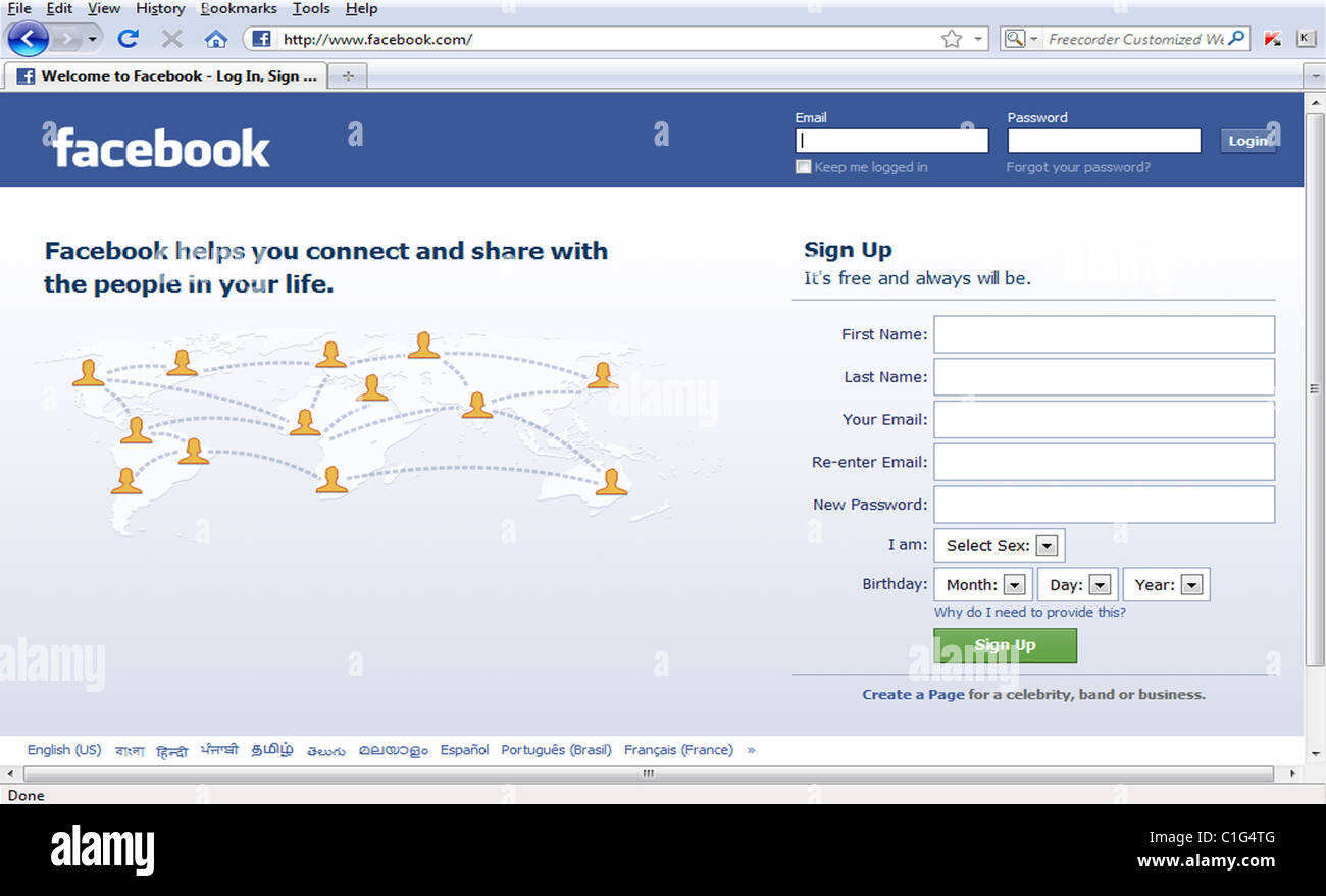 Login in www facebook english com How to