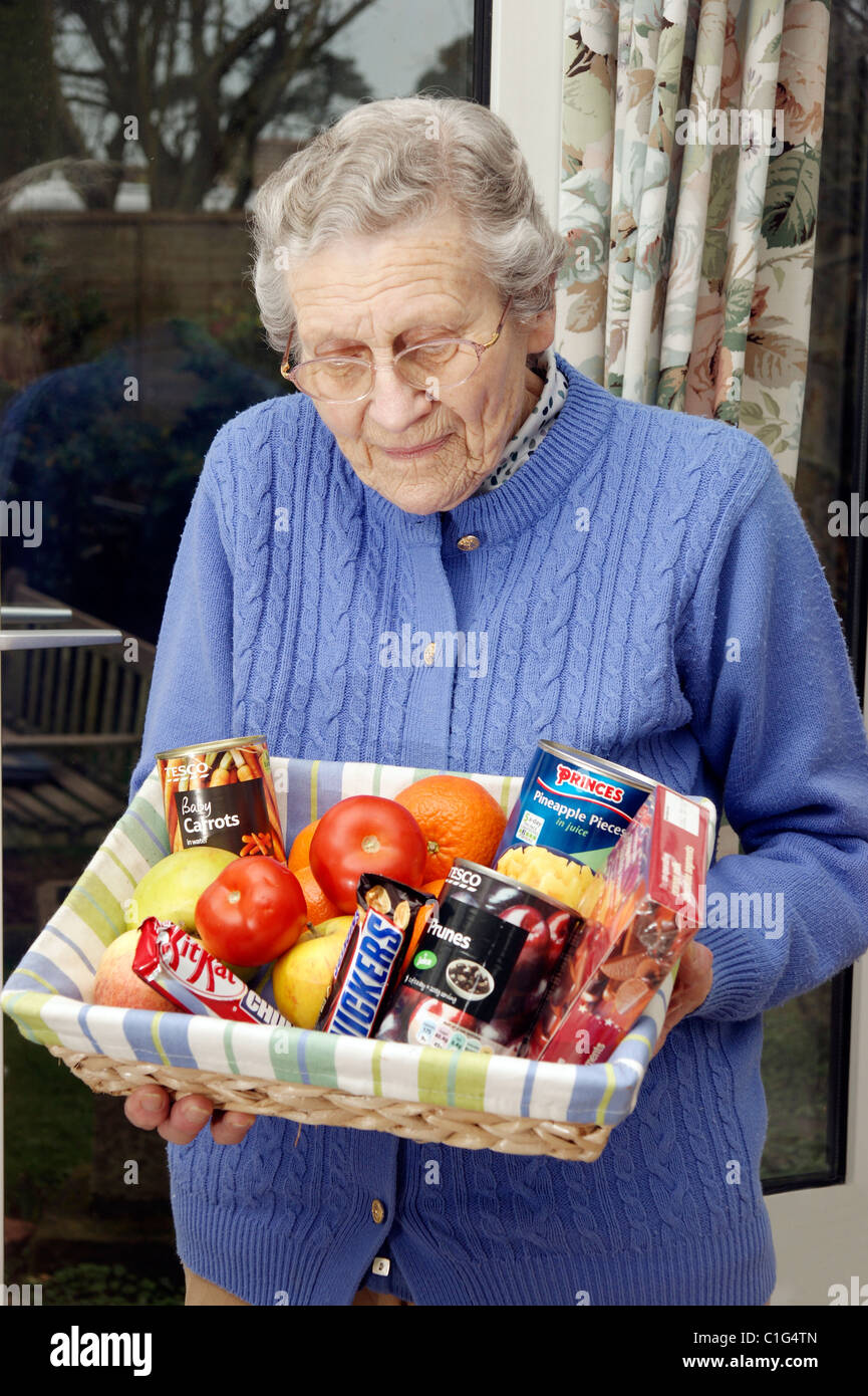 gift basket for elderly woman