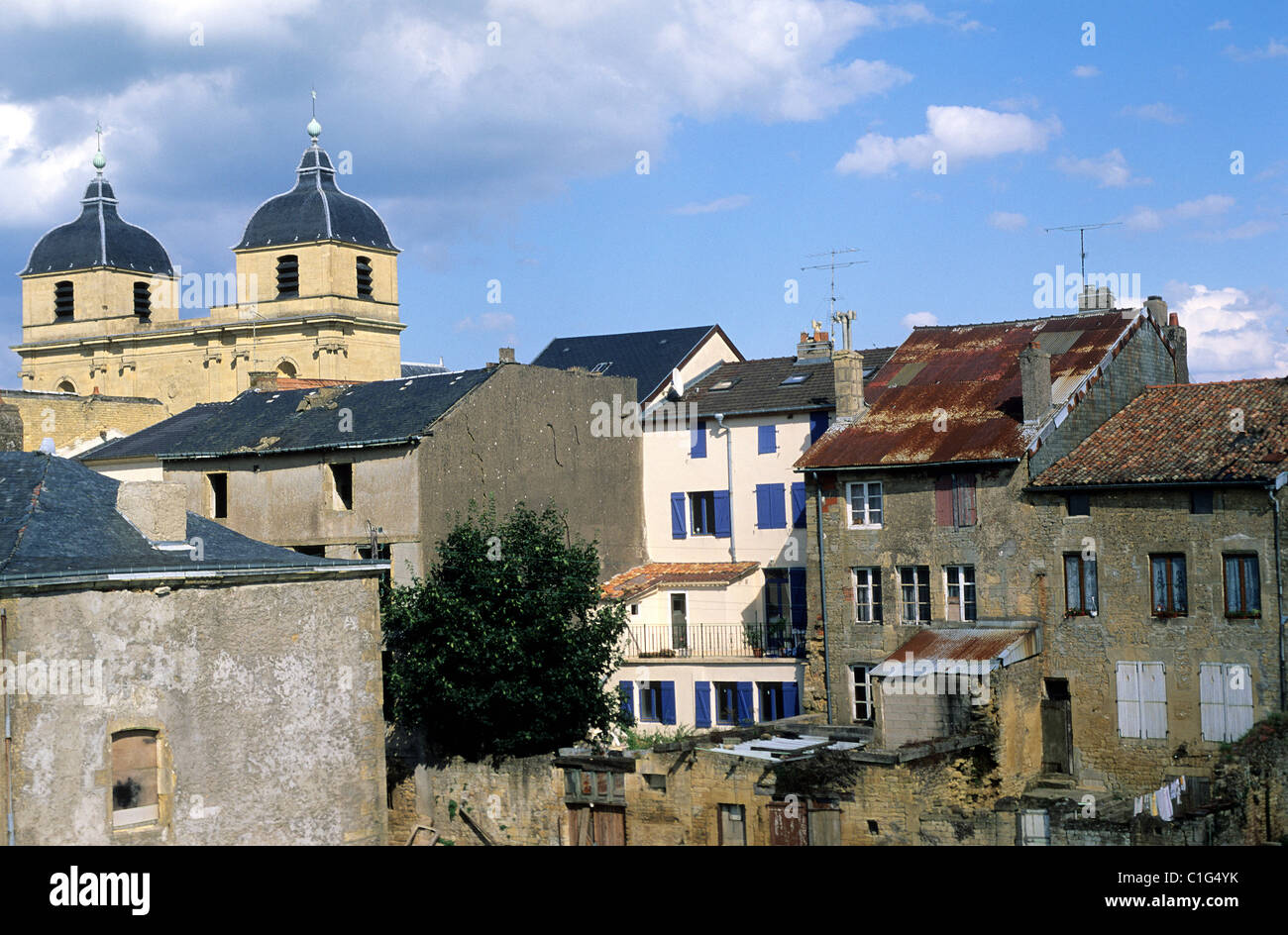 France, Moselle, village of Montmedy, Ramparts of the Vauban Citadel Stock Photo