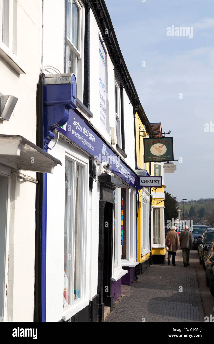 Stockbridge high street Stock Photo Alamy