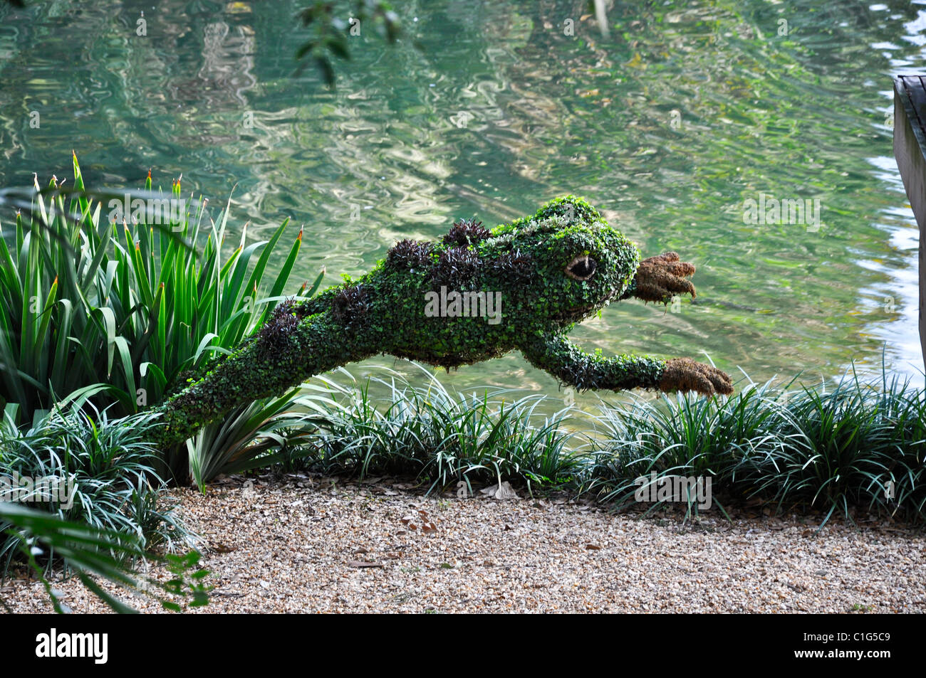 Animal topiary Stock Photo