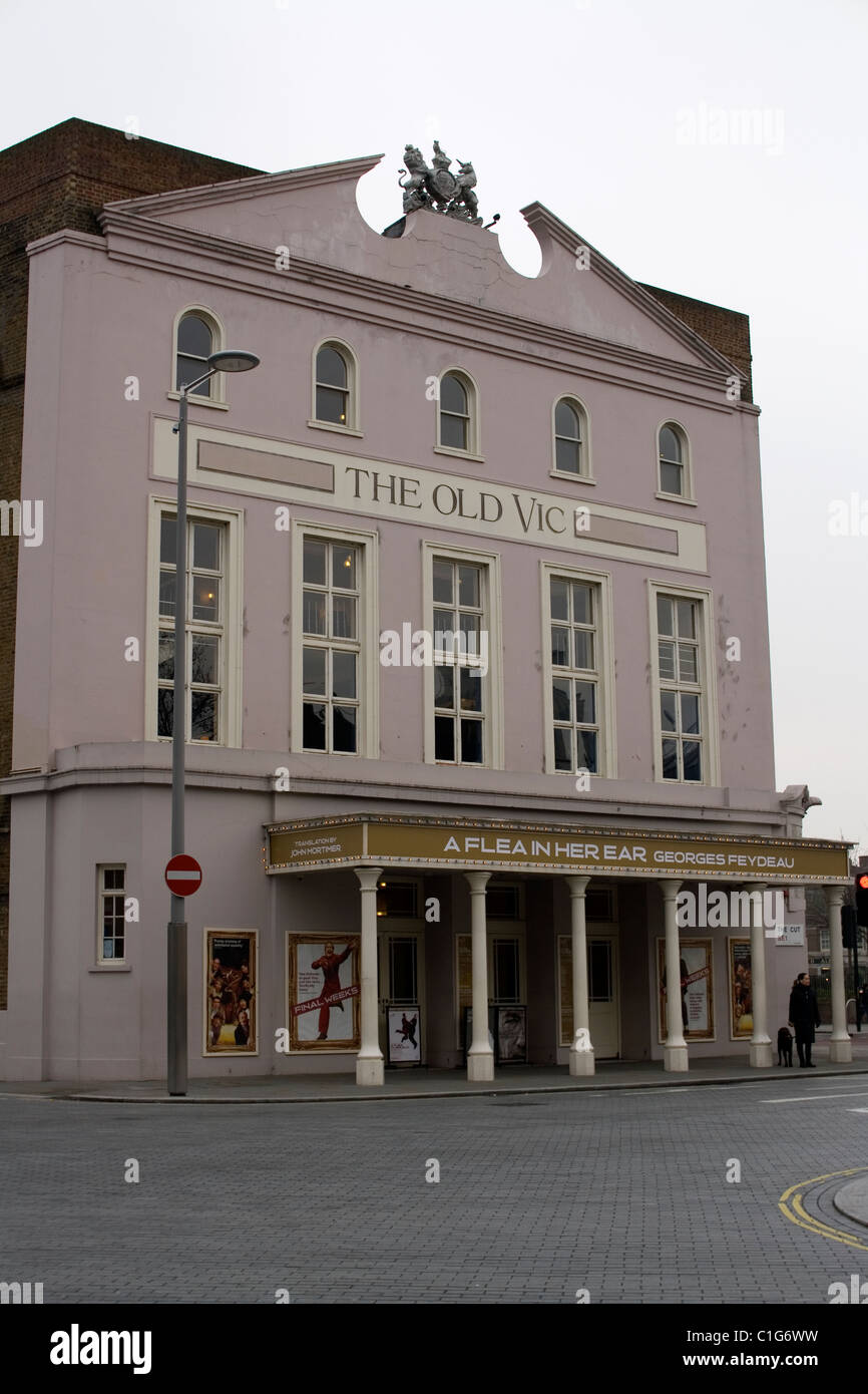 The Old Vic theatre London. Stock Photo