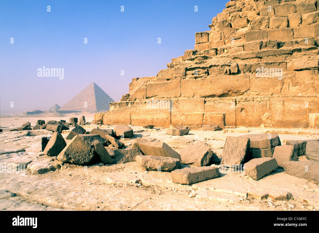 Egypt, Cairo, the Pyramids of Giza Stock Photo - Alamy