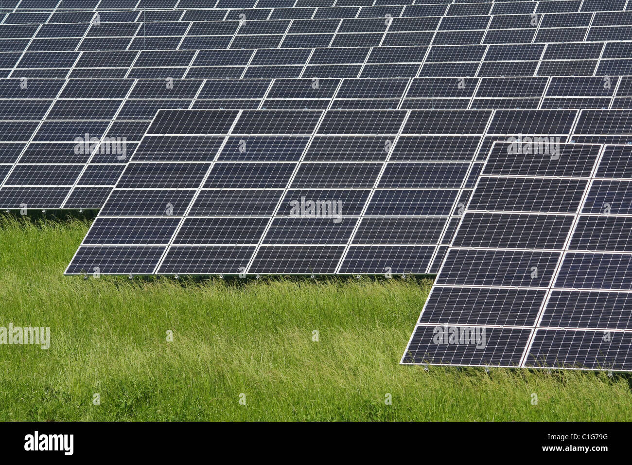 solar power plant Stock Photo