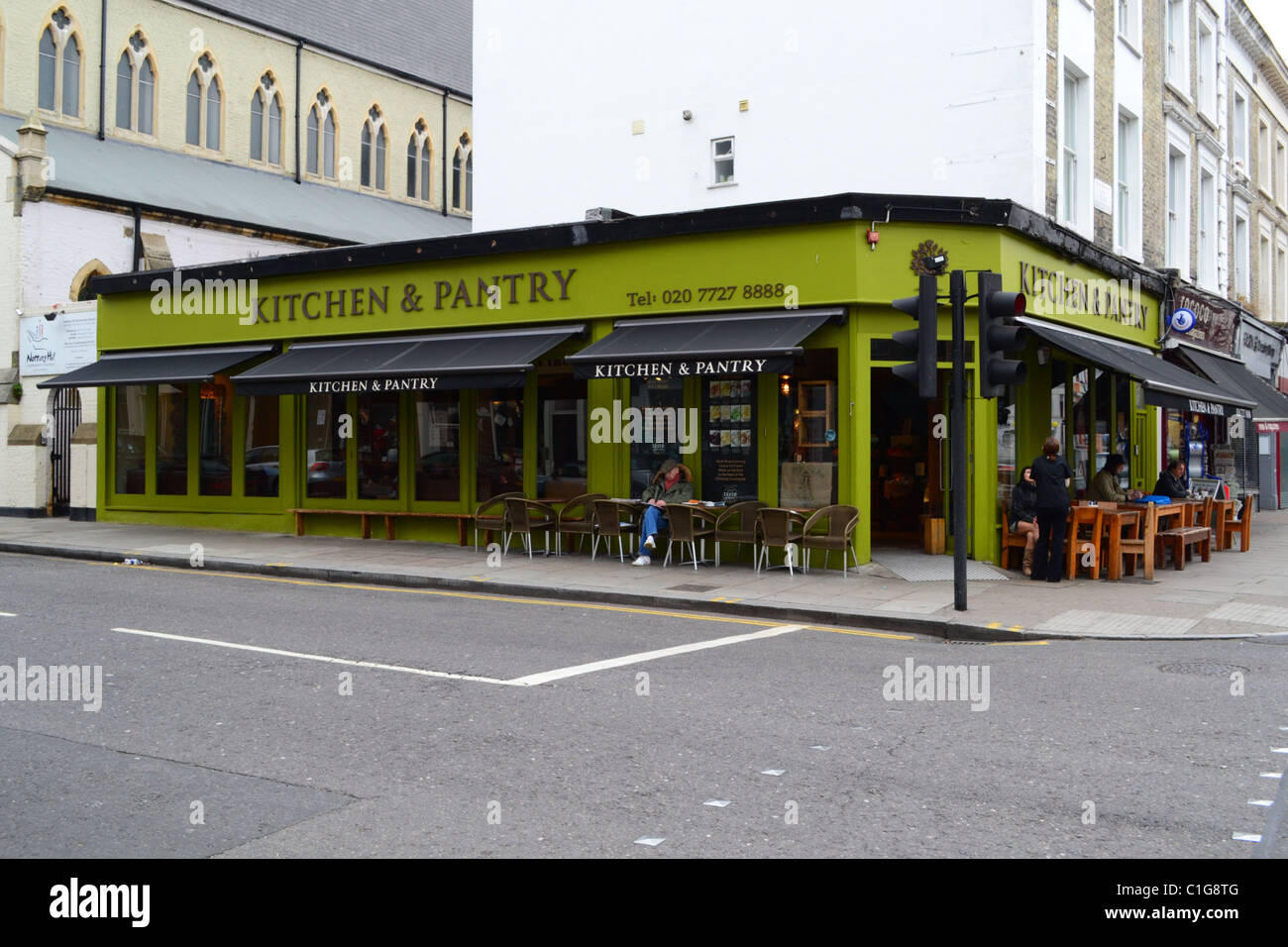 The Kitchen Pantry In Notting Hill London Uk Stock Photo