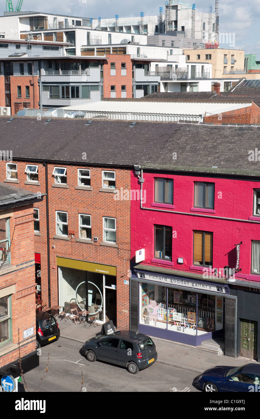 Manchester city centre, Northern Quarter Stock Photo Alamy