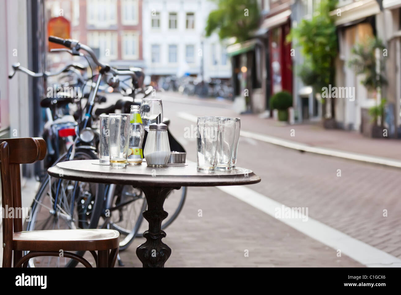 The street scene in Amsterdam Stock Photo - Alamy