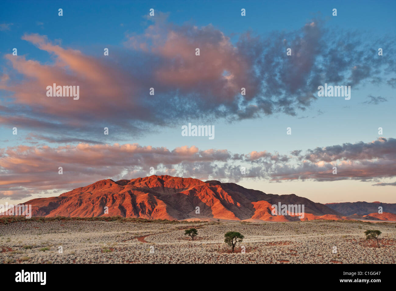 Scenic view of The NamibRand Nature Reserve Stock Photo