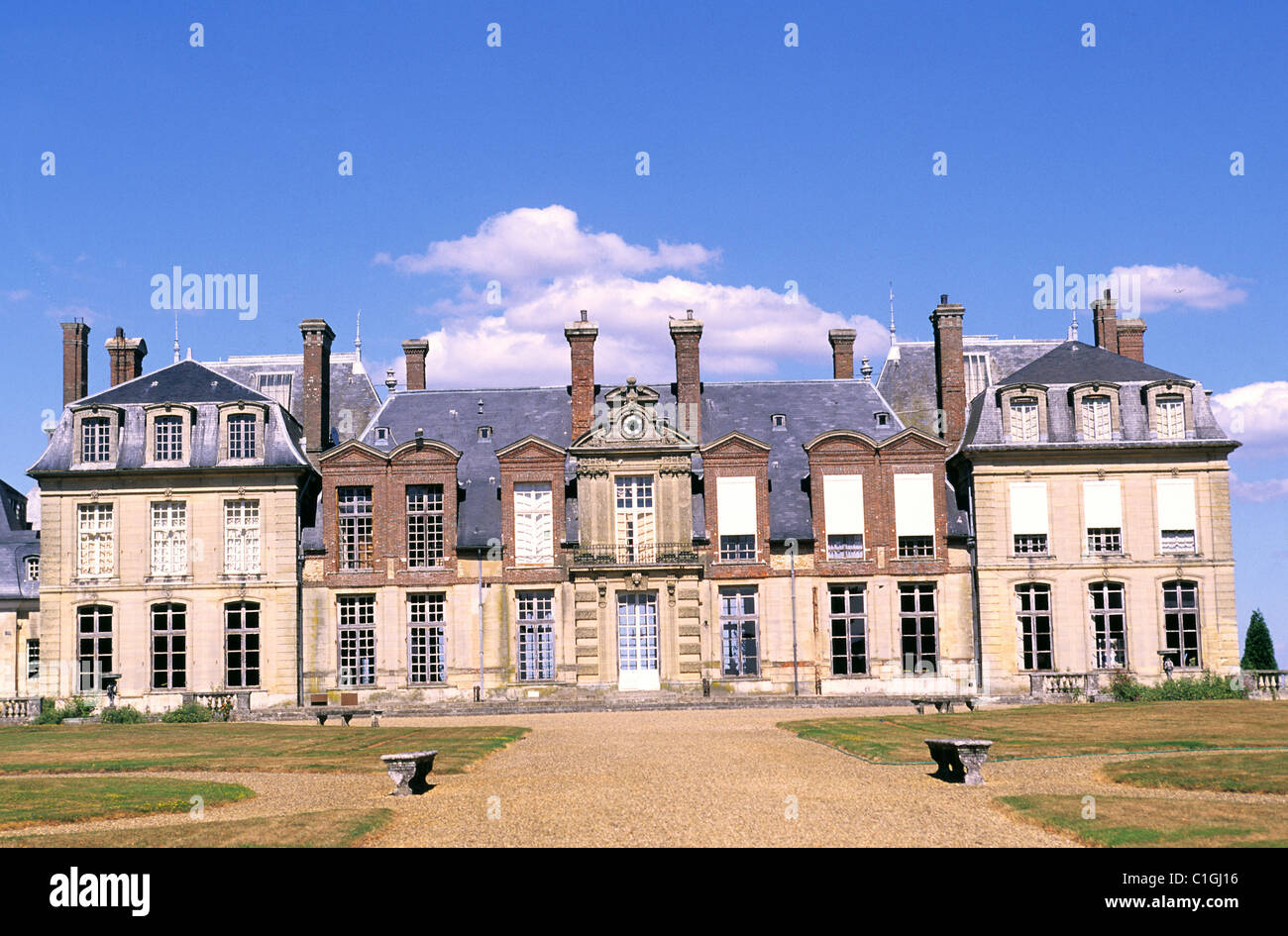 France, Ile de France, Yvelines, Thoiry, le Chateau Stock Photo