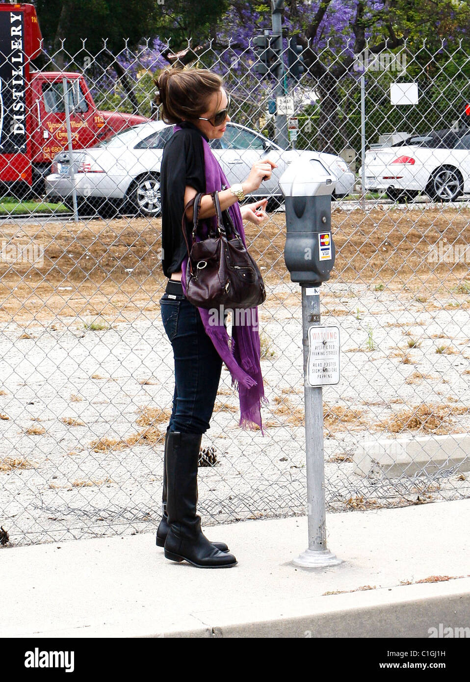 Eliza Dushku visits her hairdresser in Beverly Hills Beverly Hills