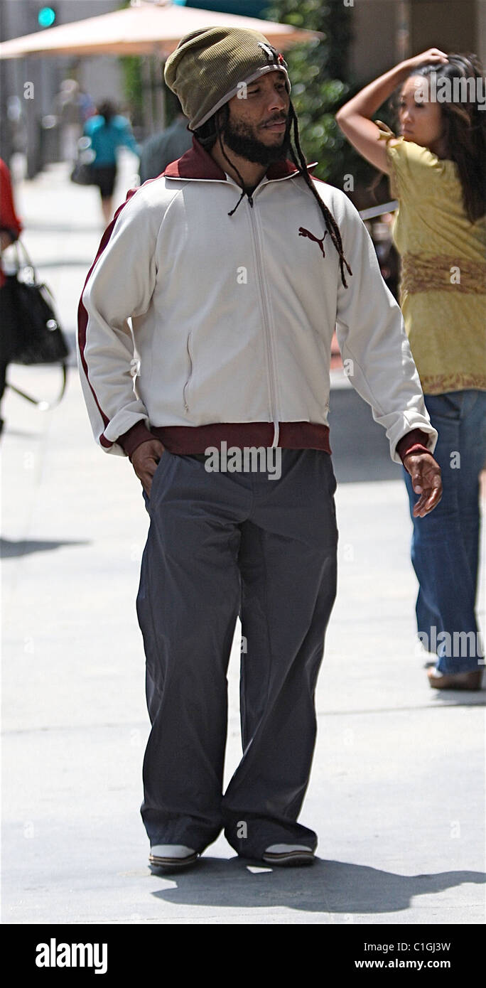 Ziggy Marley leaving a medical centre in Beverly Hills Los Angeles
