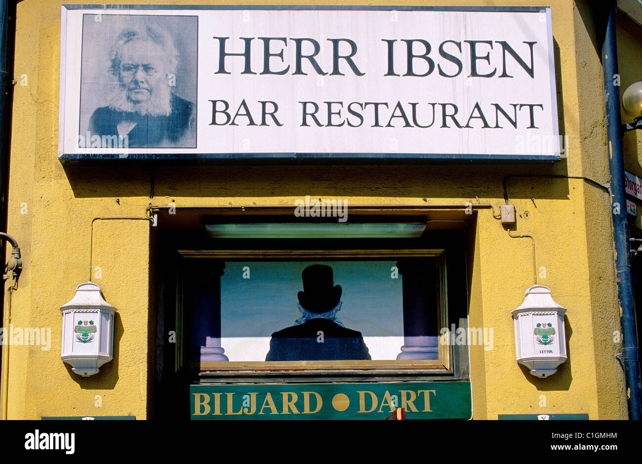 Norway, city of Oslo, restaurant Ibsen Stock Photo