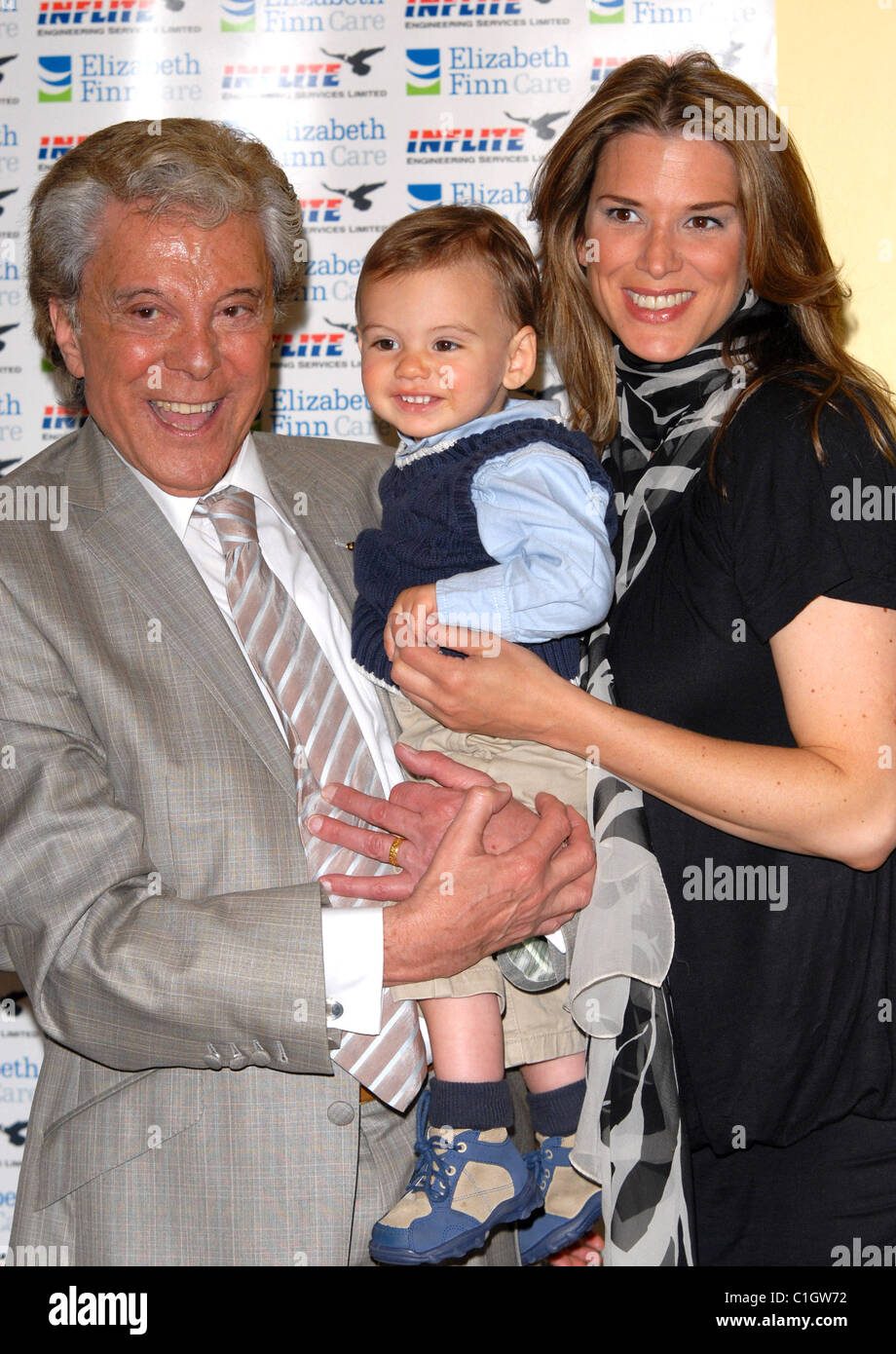 Lionel Blair with his daughter and Grandson Lionel Blair celebrates 60