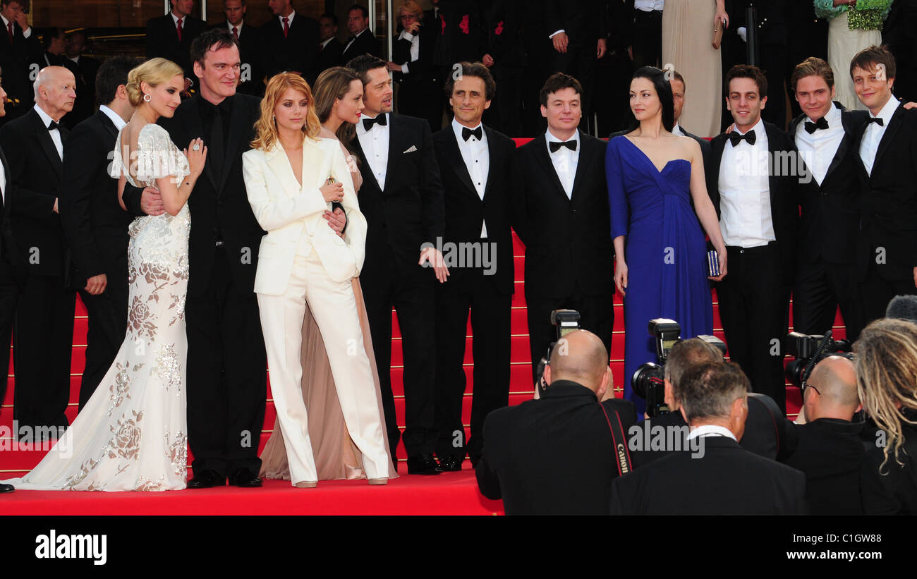 Eli Roth, Michael Fassbender, Diane Kruger, Quentin Tarantino, Melanie ...