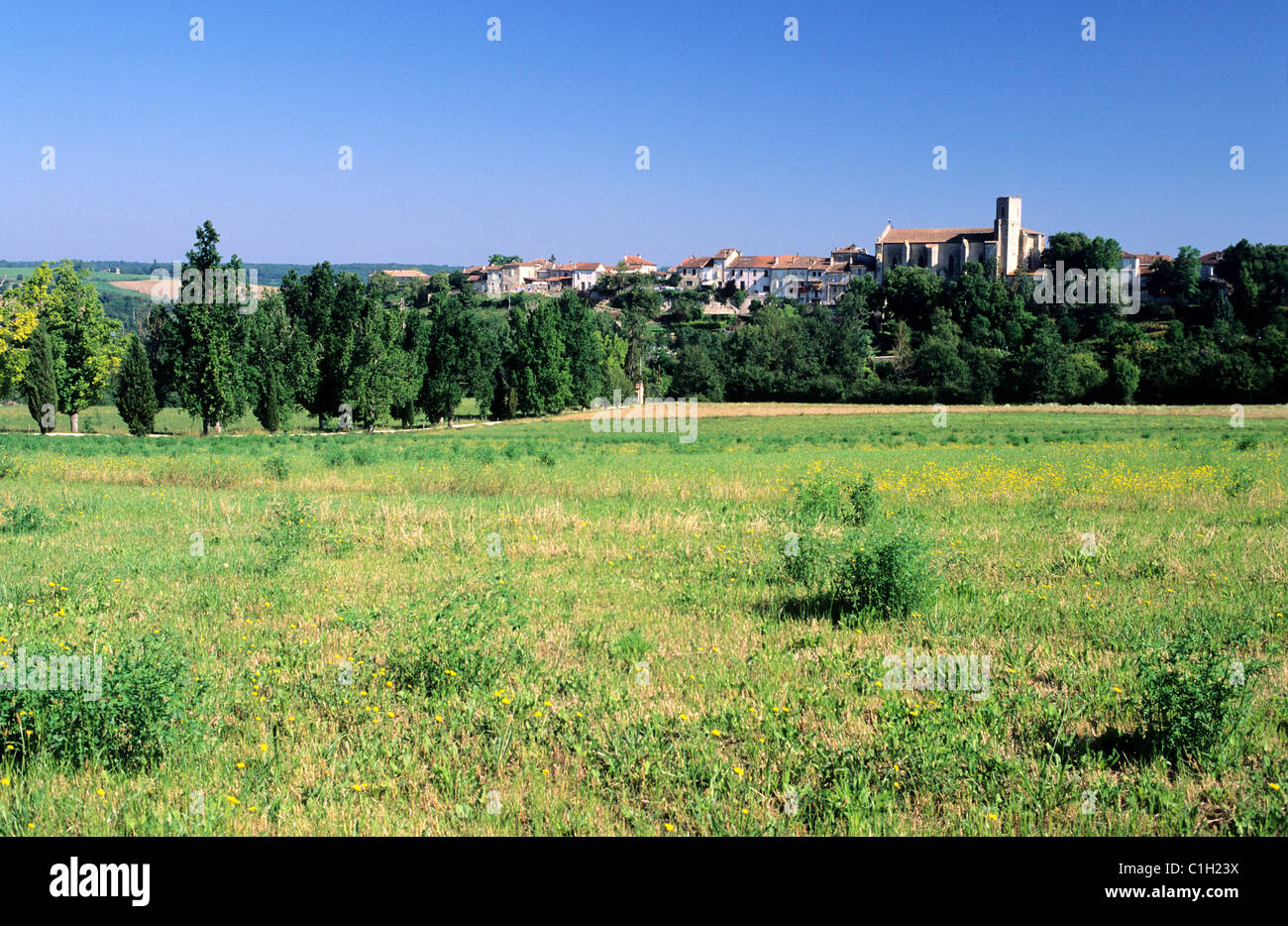 France, Gers, Montreal du Gers, labelled Les Plus Beaux Villages de