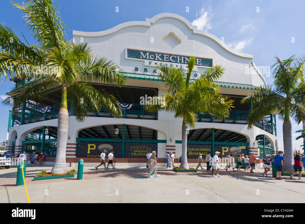 McKechnie Field spring training baseball stadium of the Pittsburgh Pirates in Bradenton Florida Stock Photo