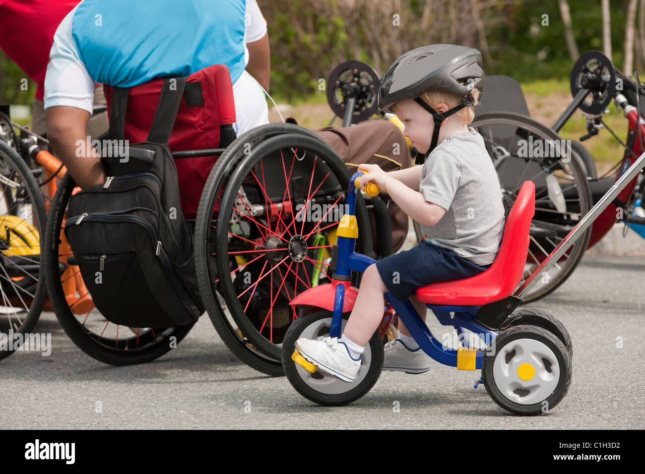 Recumbent and bike and horizontal hires stock photography and images