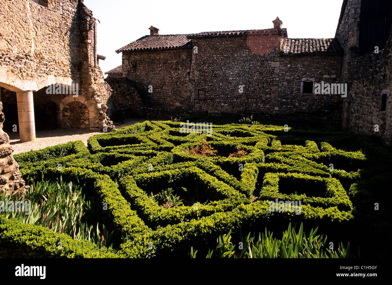 France, Ain, Perouges medieval village, labelled Les Plus Beaux ...