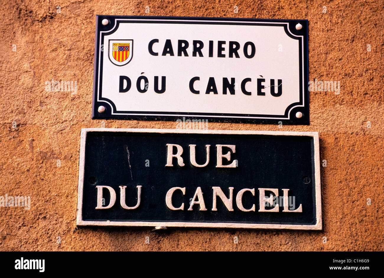 Provencal language hires stock photography and images Alamy