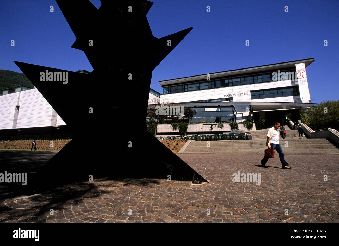 France, Isere, Grenoble, museum, Monsieur Loyal, statue by Alexander Calder Stock Photo