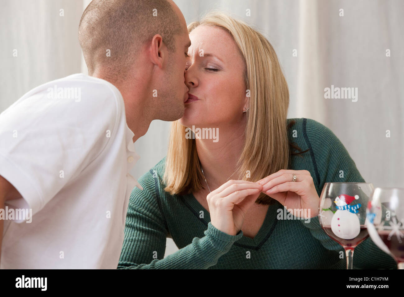 Dating In Sign Language Woman signing the word 'Kiss' in American Sign Language while kissing ...