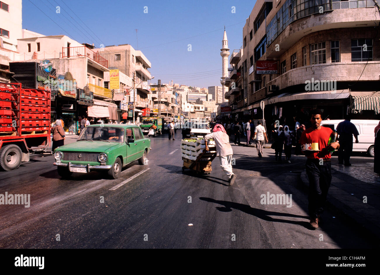Jordan, Amman, down town Stock Photo