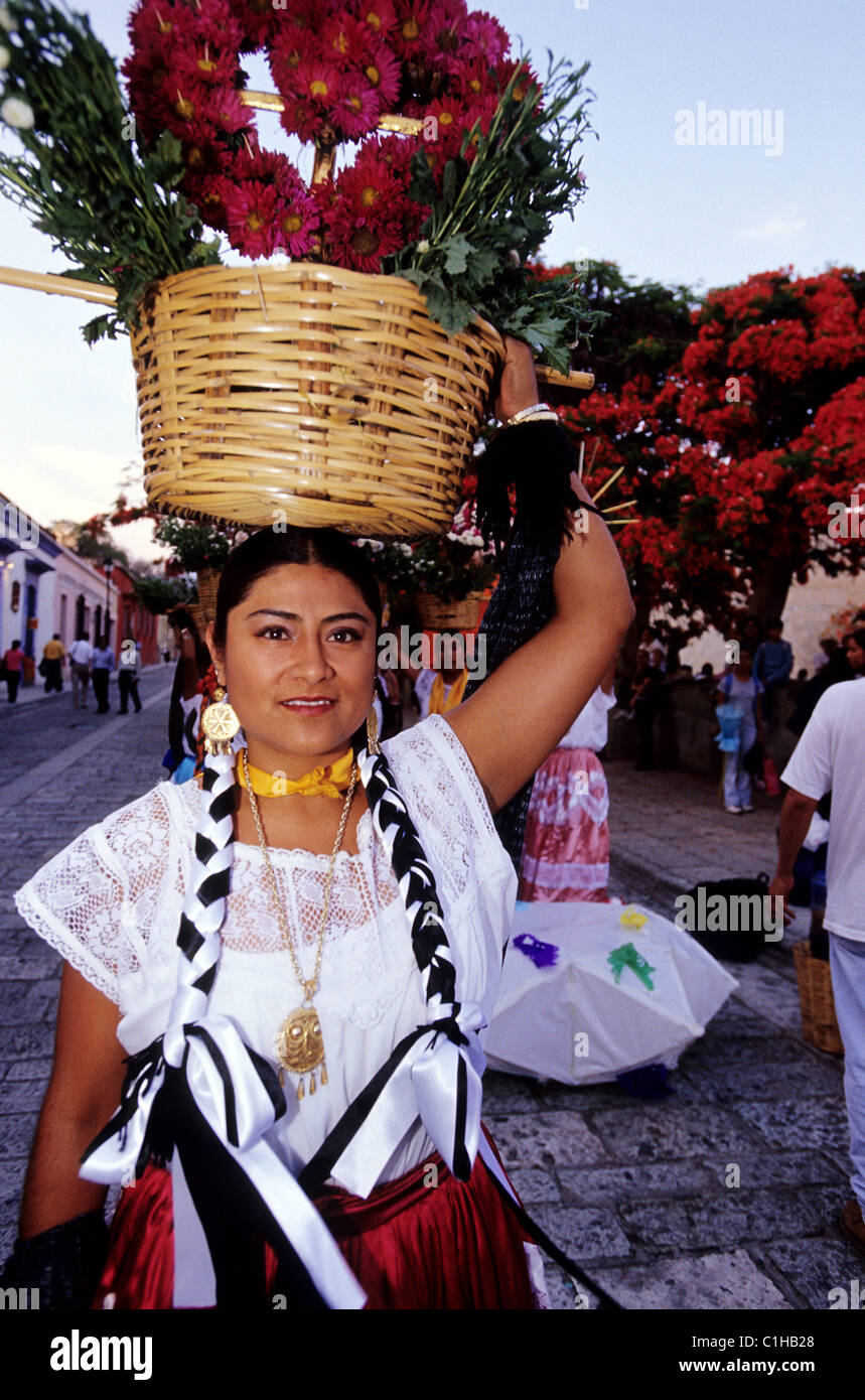 Mexico, Oaxaca State, Oaxaca city, celebration of the city Stock Photo