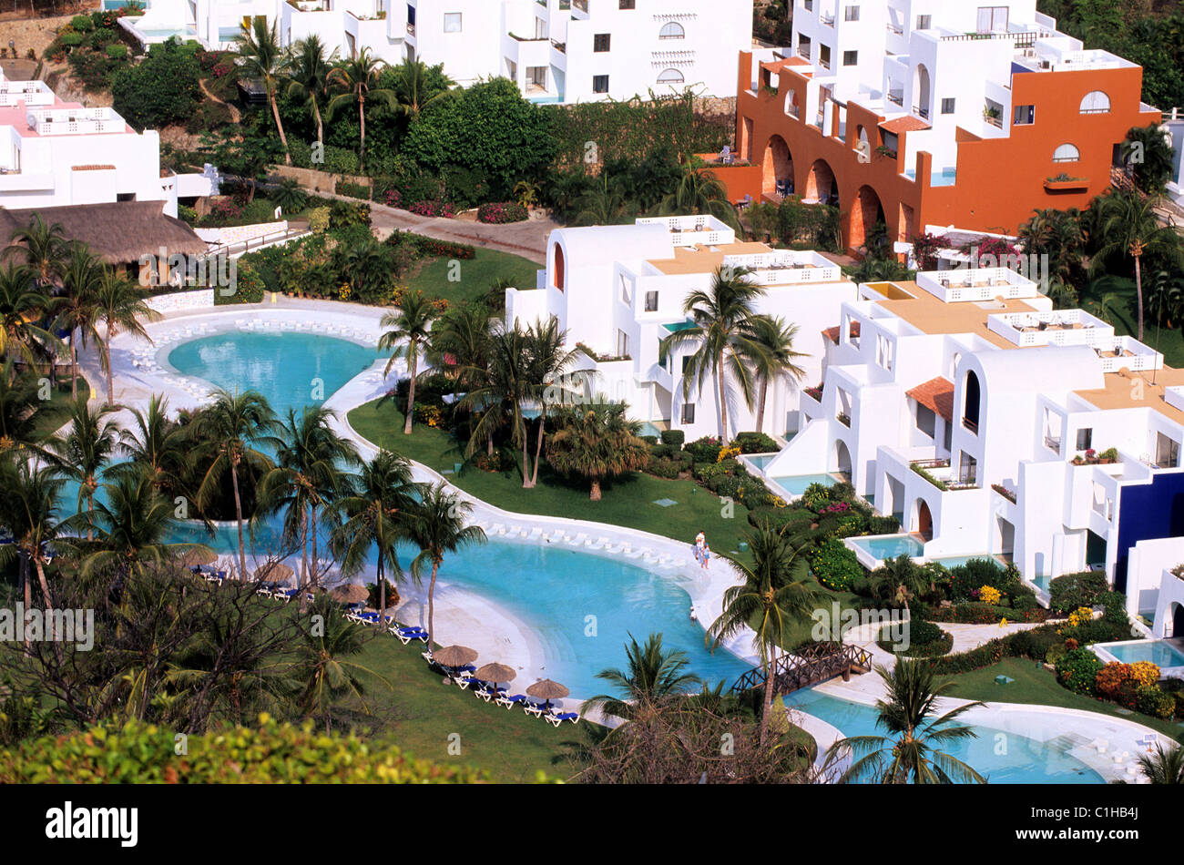 Mexico, Guerrero State, Huatulco, Hotel Camino Real Zaashila Stock Photo -  Alamy