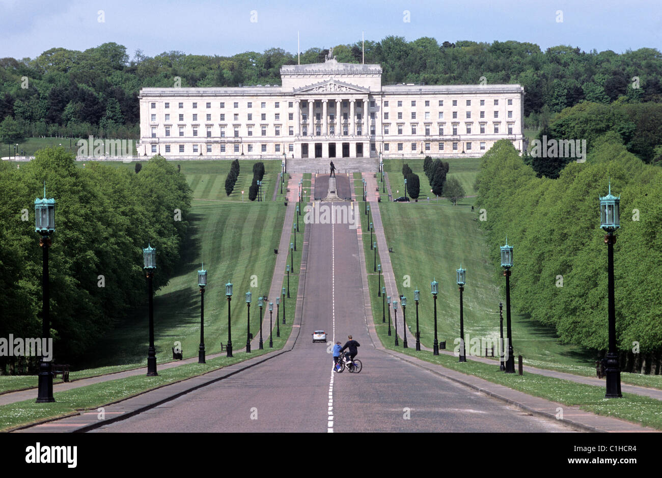 United Kingdom, Northern Ireland, Belfast, Stormont castle, the northern Ireland parlement Stock Photo