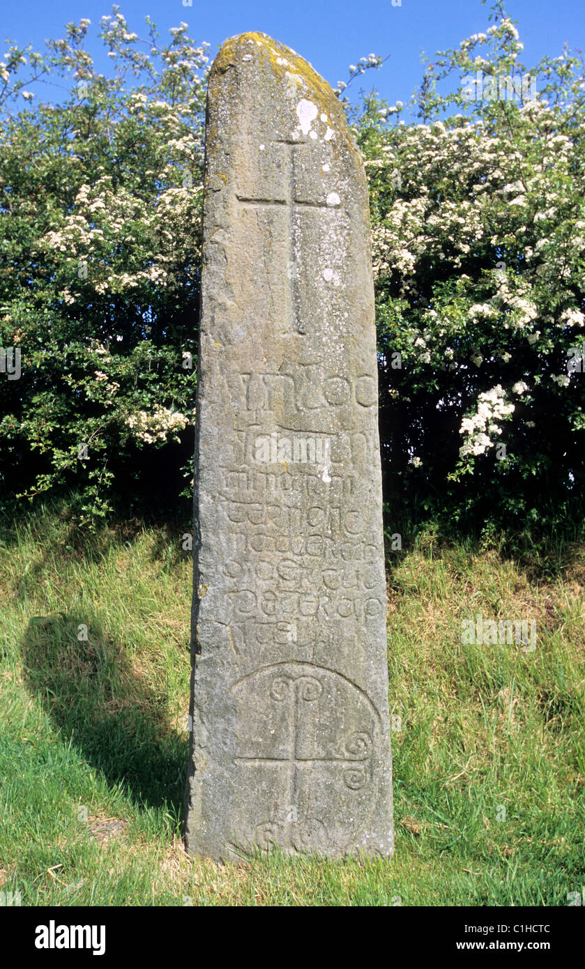 United Kingdom, Northern Ireland, The Ballyked dolmen in the Ring of Gullion Stock Photo