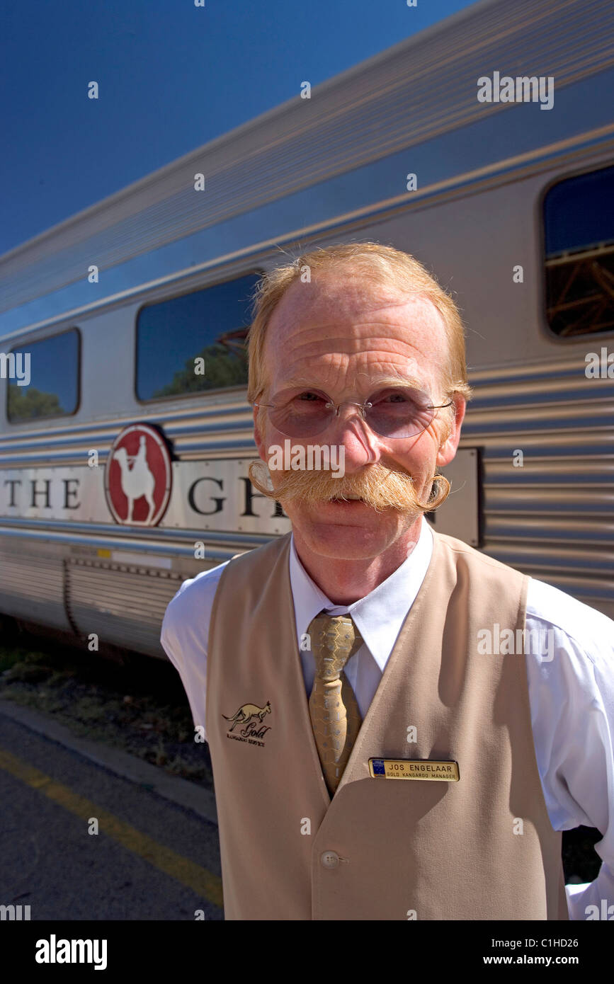 Australia, Northern Territory, Darwin, The Ghan, Train Going From Darwin To  Adelaide Along A 3000 Km Railroad Stock Photo - Alamy