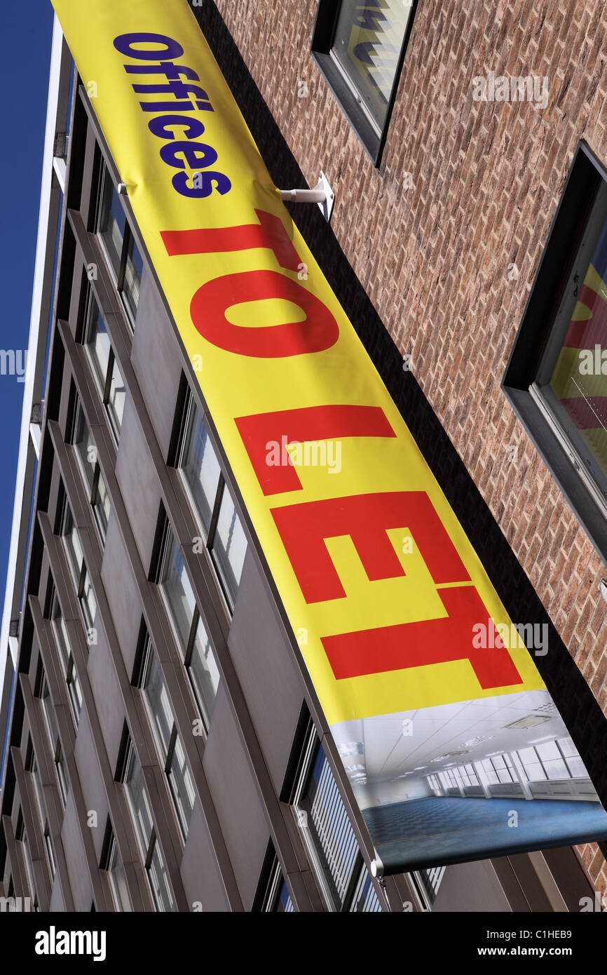 Office space rental sign hires stock photography and images Alamy