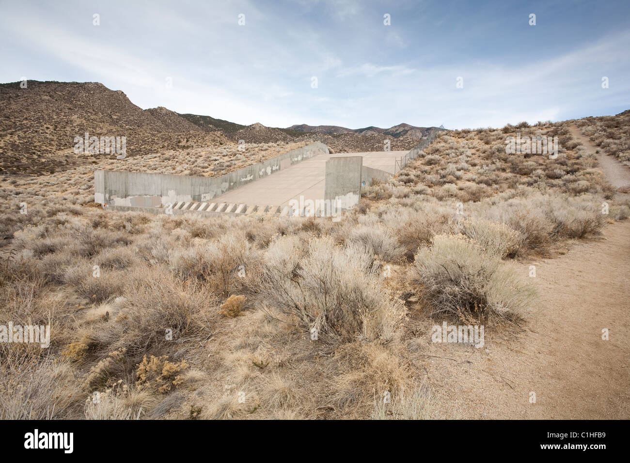 Embudo Dam, Sandia Mountain Wilderness Albuquerque, New Mexico Stock