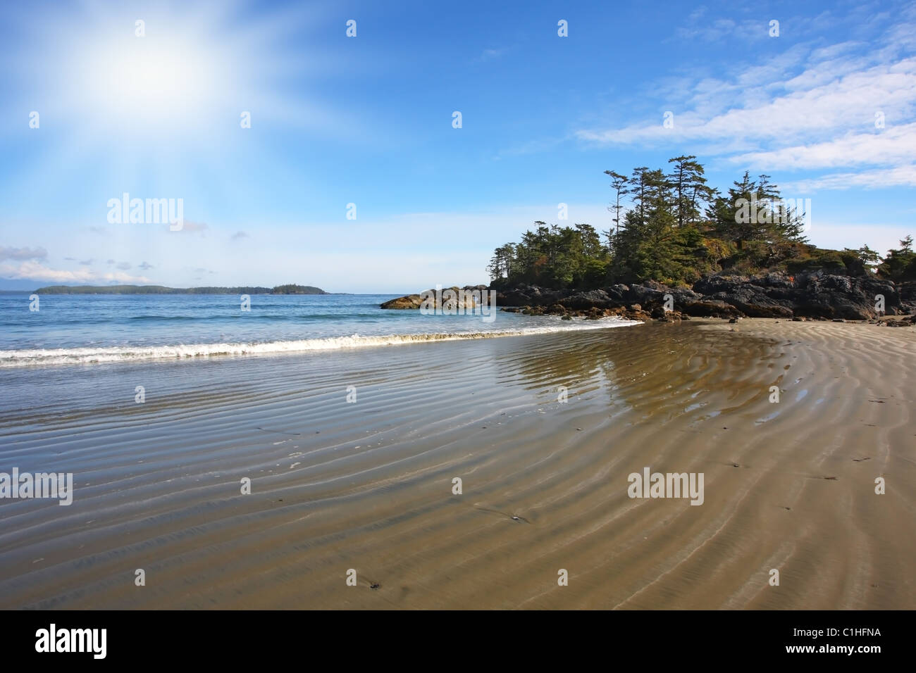 on-the-pacific-beach-begins-tide-stock-photo-alamy