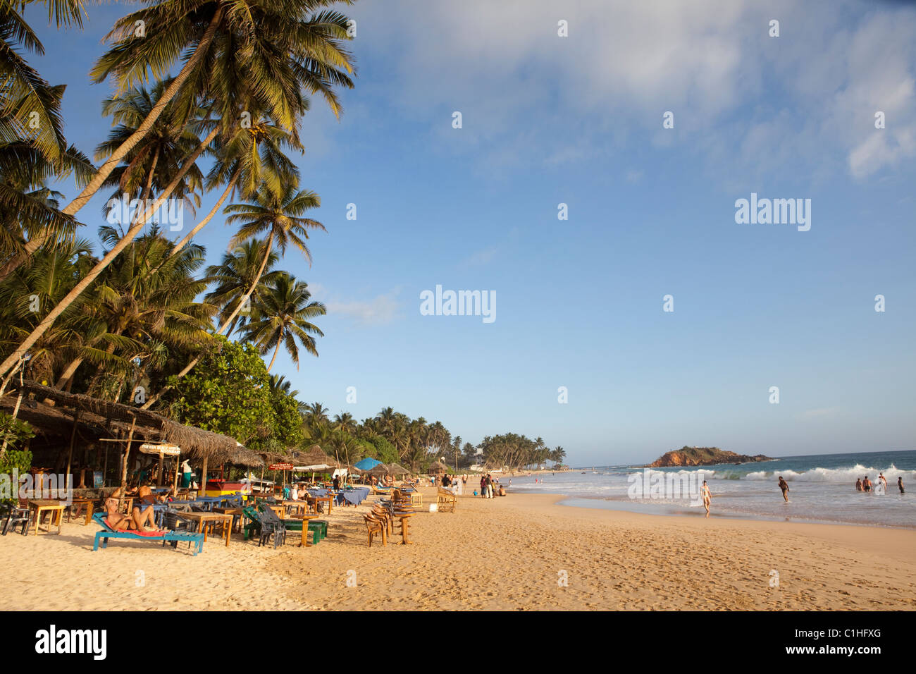 A View Of Mirissa Beach On The South Coast Of Sri Lanka Stock Photo Alamy