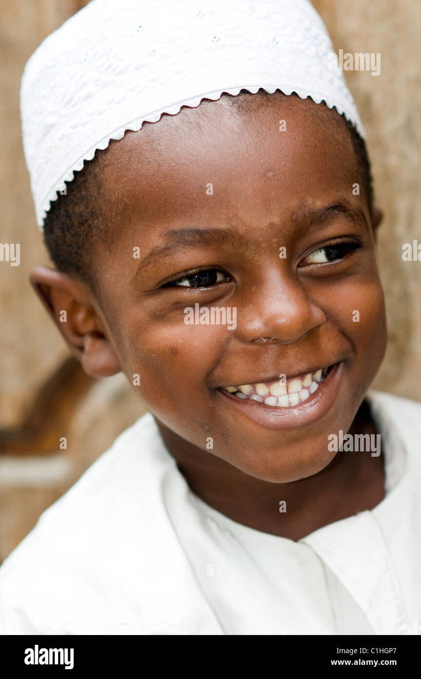 Young boy, Zanzibar, Tanzania Stock Photo