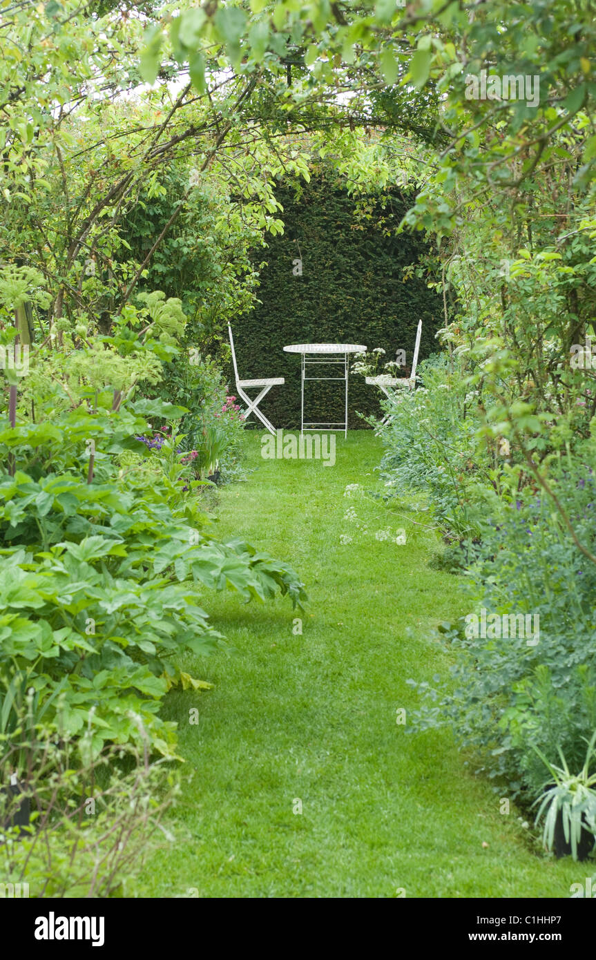 The Dower House, Morville. Shropshire, home of the gardening writer